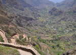 Kapverden - Trekking  Insel Santo Antão  im Nordosten: Bergab in die Ribeira do Paúl
