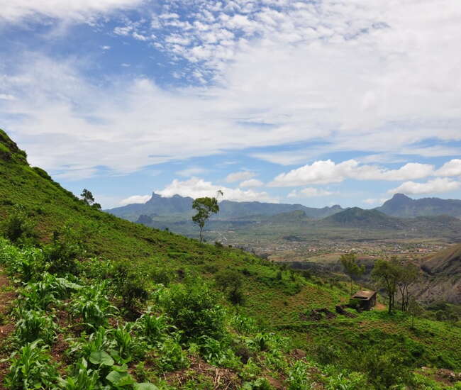 Kapverdische Hauptinsel Santiago Hochebene Assomada
