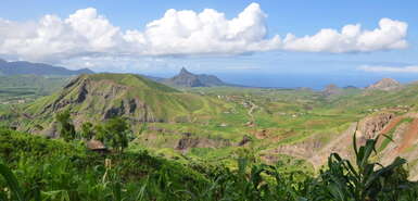 Kapverdische Insel Santiago Mietwagenrundreise für Selbstfahrer: Santiago nach der Regenzeit