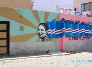 Cesaria Evora - Santa Maria, Sal - Streetart