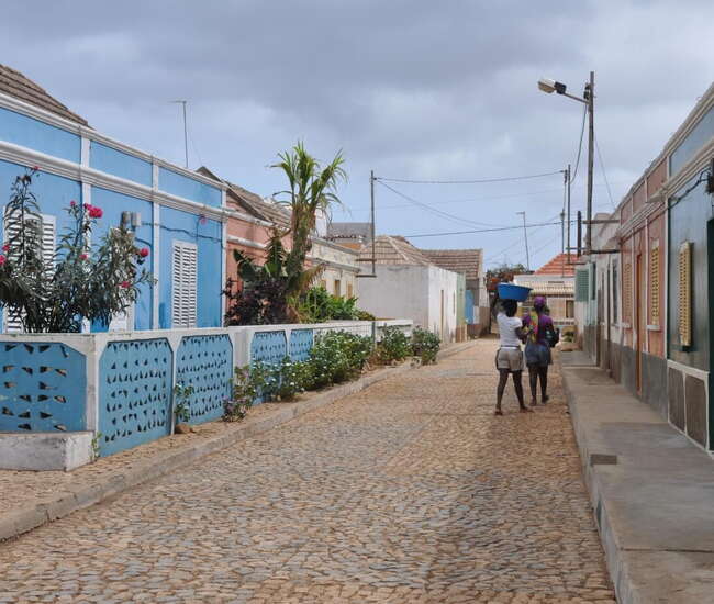 Kapverdische Insel Maio Auf Inselrundfahrt in Calheta