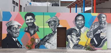 Streetart - Kapverdische Musiker