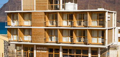 São Vicente: Aquiles Eco Hotel - Aussenansicht