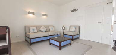 kapverdische Insel Sal : Hotel Dunas de Sal -Junior Suite Aufenthaltsraum