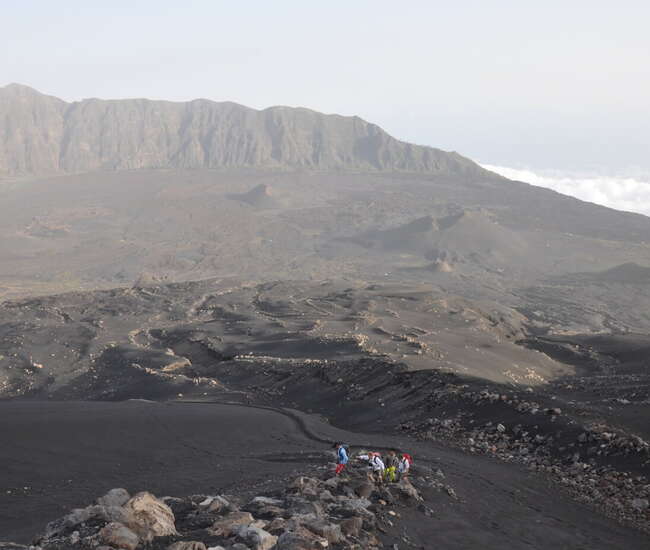 Kapverden Vukaninsel Fogo Anstieg auf den Pico