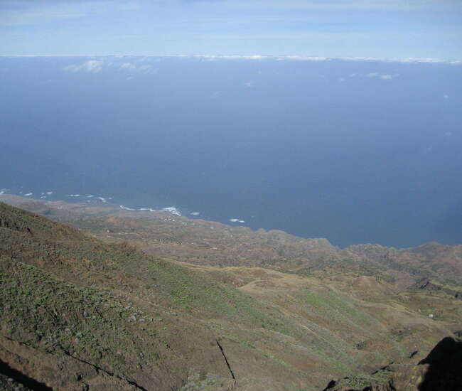Gratwanderung auf der Bordeira - Blick zum Meer