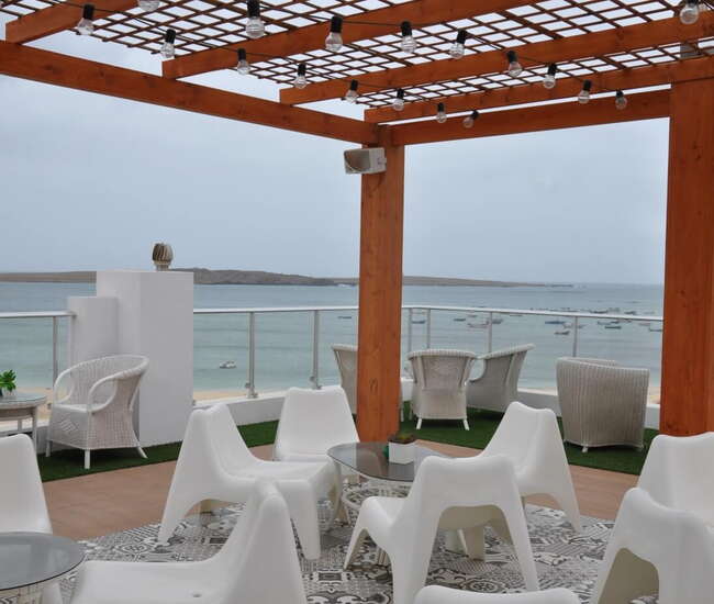 Insel Boavista Hotel Ouril Agueda: dachterrasse