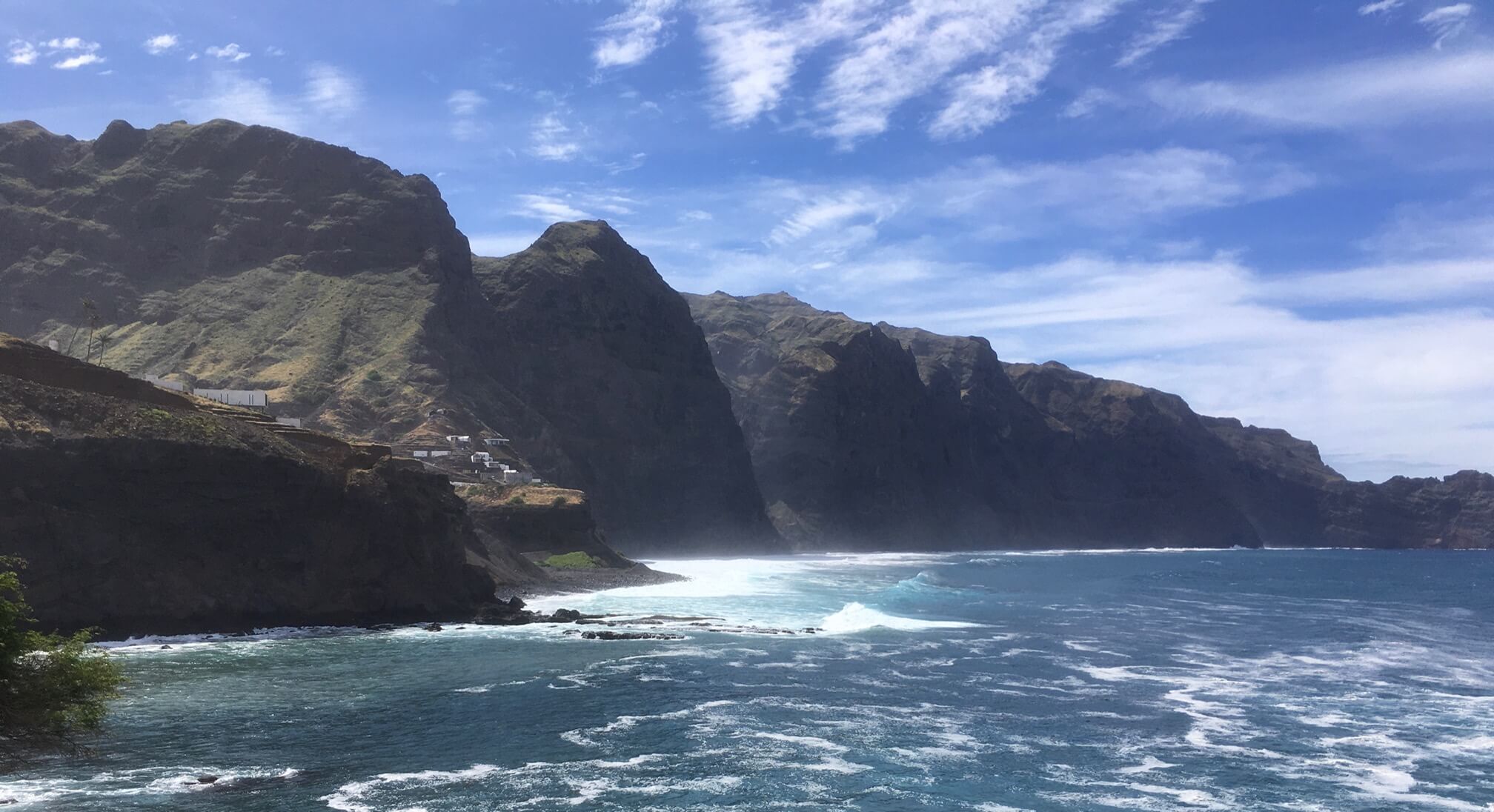Santo Antão: Blick von Cruzinha nach Westen