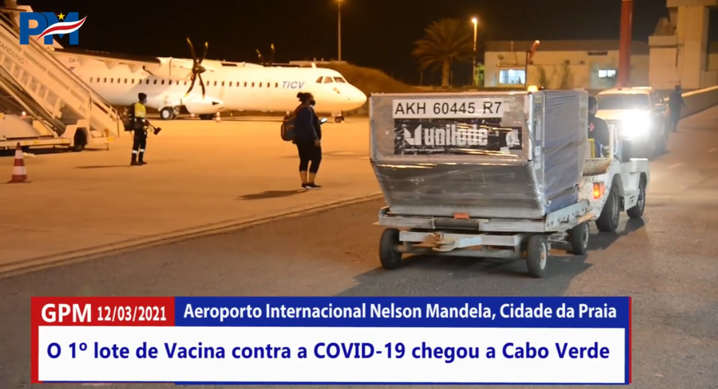 Screenshot GPM-Berichterstattung zur Impfstoff-Lieferung